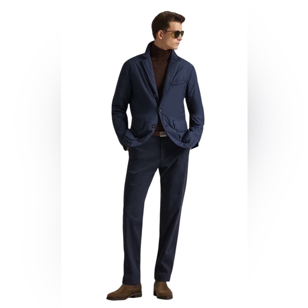 Ralph Lauren NWT Men’s Stretch Classic Fit Chino Dress Pants Grey Size 44 x 32